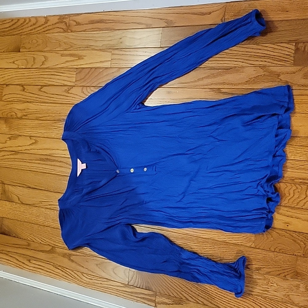 Lilly Pulitzer Cobalt Blue Long Sleeve Tee